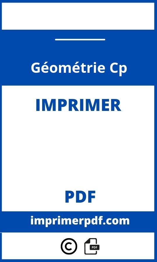 Géométrie Cp À Imprimer