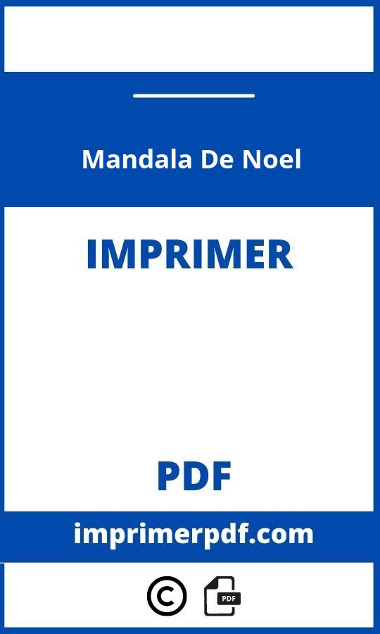 Mandala De Noel A Imprimer